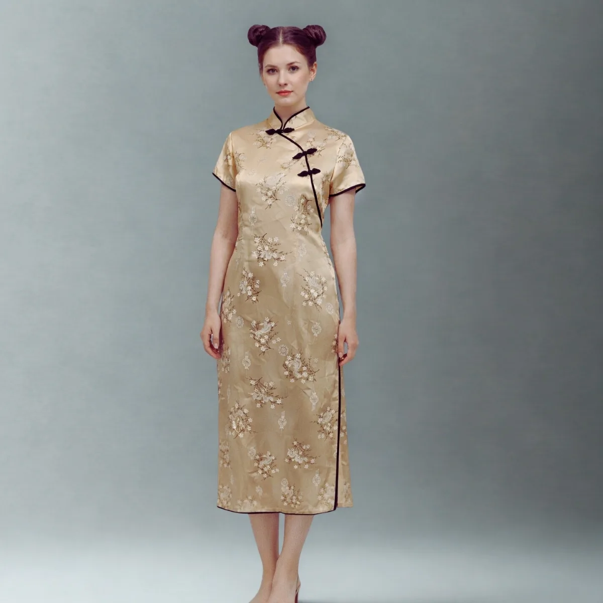 Chinese qipao-style dress