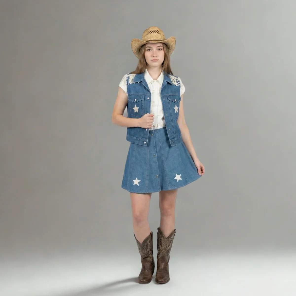 Denim cowgirl