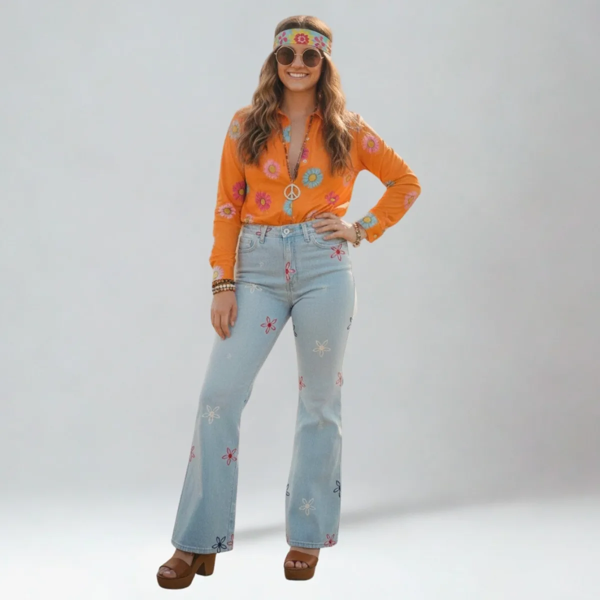 1960s hippie girl