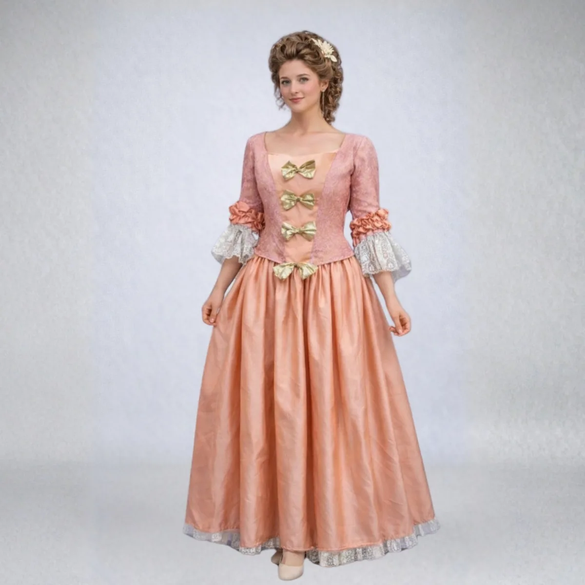 Court lady in pink (Baroque-style costume)