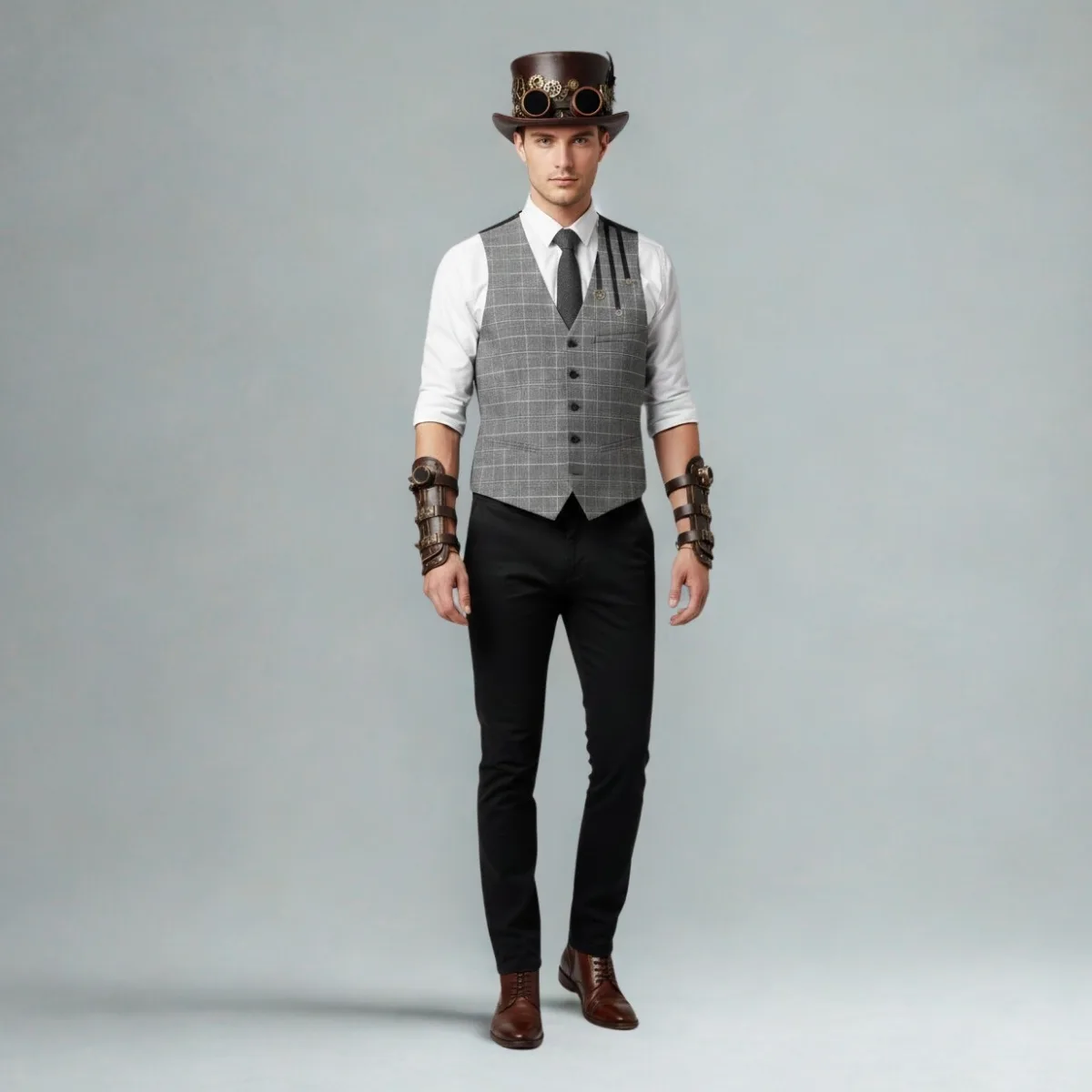 Steampunk-style gentleman