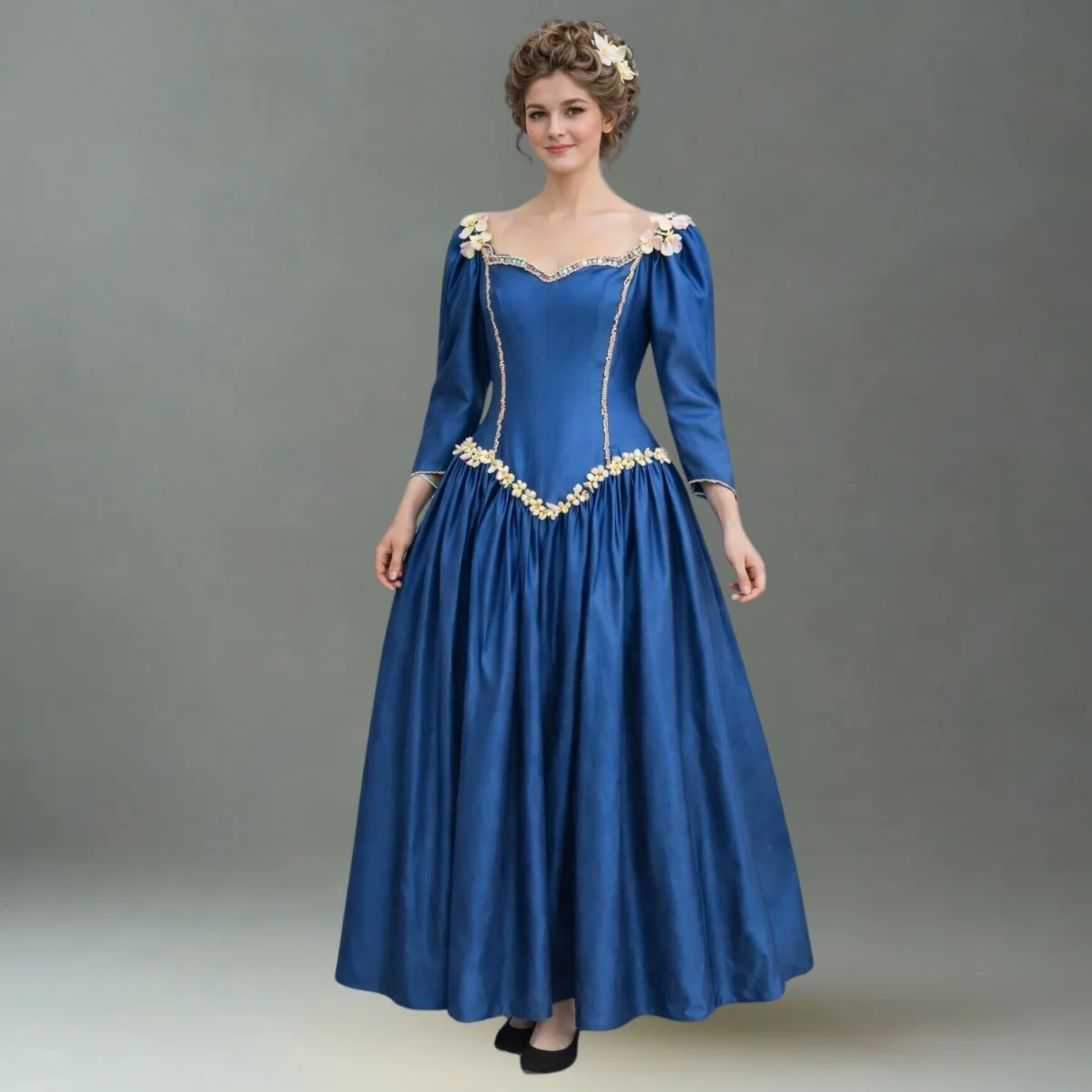 Blue court lady (Baroque-style costume)