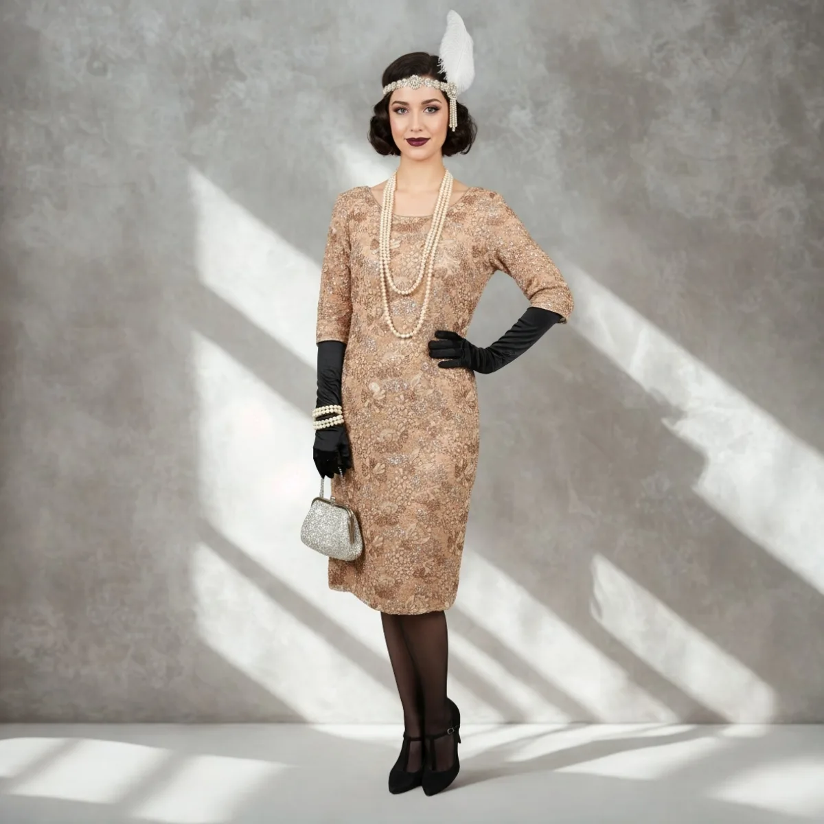 1920s Gatsby-style dress